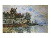 Claude Monet View of Amsterdam oil on canvas